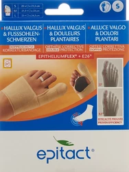 Epitact flexible Doppelschutz Korrekturbandage Hallux valgus TAG S 20-21.5cm links