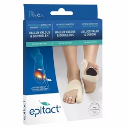 Epitact flexible Doppelschutz Korrekturbandage Hallux valgus TAG S 20-21.5cm rechts