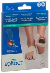 Epitact flexible Doppelschutz Korrekturbandage Hallux valgus TAG M 21.5-23cm rechts