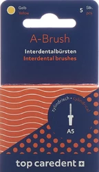 top caredent A5 IDBH-GE Interdentalbürste gelb >1.1mm