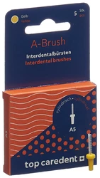 top caredent A5 IDBH-GE Interdentalbürste gelb >1.1mm