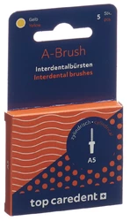 top caredent A5 IDBH-GE Interdentalbürste gelb >1.1mm