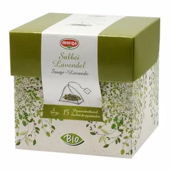 morga Salbei-Lavendel Kräutertee Pyramidenbeutel Bio