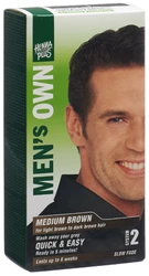 HENNA PLUS mens own system 2 medium-brown