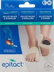 Epitact flexible Doppelschutz Korrekturbandage Hallux valgus TAG M 21.5-23cm links