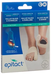 Epitact flexible Doppelschutz Korrekturbandage Hallux valgus TAG M 21.5-23cm links