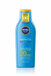 NIVEA Sun Protect & Bronze Sonnenlotion LSF 20 aktiviert die Bräunung