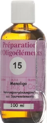BIOLIGO POE 15 Menoligo Préparation d'oligoéléments/Yam
