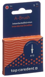 top caredent A12 IDBH-RK Interdentalbürste rot konisch >1.6mm