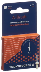 top caredent A4 IDBH-W Interdentalbürste weiss >1.0mm