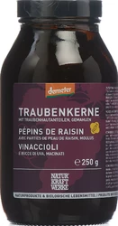 NaturKraftWerke Traubenkerne mit Traubenhautanteilen gemahlen Demeter