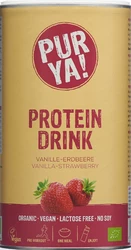 PUR YA! Vegan Proteindrink Vanille Erdbeere Bio