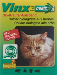 Vinx Neem Kräuter Halsband 35cm Katze grün