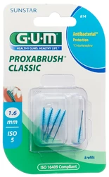 GUM PROXABRUSH Proxabrush Classic 1.6mm ISO 5 conic blau