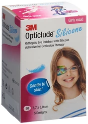 Opticlude Silicone Augenverband 5.7x8cm Maxi Girls