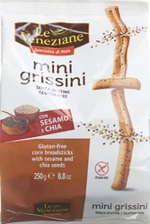 Le Veneziane Mini grissini mit Sesam und Chia glutenfrei