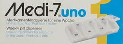 Sahag Medi-7 Uno pilulier 7 jours 1 case par jour blanc allemand