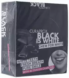 Curaprox Black is White Kaugummi Display mit 12 Blister