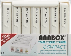 Anabox Compact 7 Tage deutsch/französisch/italienisch weiss