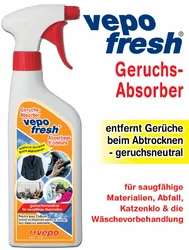 vepofresh Geruchsabsorber neutral für saugfährige Materialien