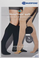 BAUERFEIND VenoTrain Soft KKL2 AD L normal/long geschlossene Fussspitze schwarz