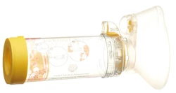 AeroChamber PLUS Flow-Vu mit Maske (1-5 Jahre) gelb