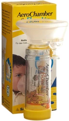 AeroChamber PLUS Flow-Vu mit Maske (1-5 Jahre) gelb