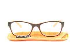 Nicole Diem Lesebrille 3.00dpt orange-black