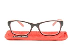 Nicole Diem Lesebrille 2.50dpt red-black