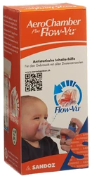 AeroChamber PLUS Flow-Vu mit Maske (0-18 Monate) orange