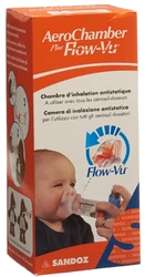 AeroChamber PLUS Flow-Vu mit Maske (0-18 Monate) orange