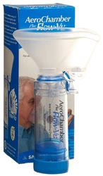 AeroChamber PLUS Flow-Vu grosse Maske blau