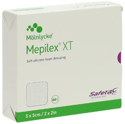 Mepilex Safetac XT 5x5cm steril