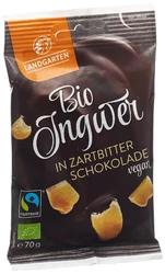 Landgarten Ingwer in Zartbitterschokolade Bio Fairtrade