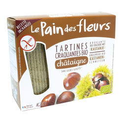 Le Pain des fleurs Knusprige Schnitten Kastanien Bio glutenfrei