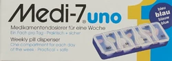 Sahag Medi-7 Uno Medikamentendosierer 7 Tage 1 Fach pro Tag blau deutsch