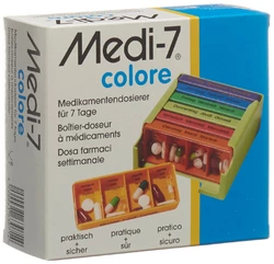 Medi-7 Medikamentendosierer 7 Tage deutsch/französisch/italienisch colore