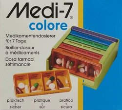 Medi-7 kamentendosierer Tage deutsch/französisch/italienisch colore