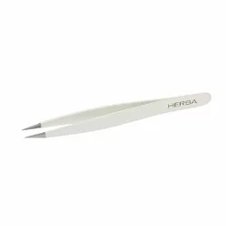 Herba Pinzette spitz Inox weiss