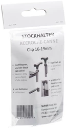 SUPAIR Gehstockhalter mit Reflektor 16-19mm