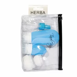 Herba Travel Bag Reise Necessaire Set blau mit Ritter