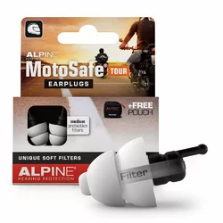 ALPINE MotoSafe Tour Gehörschutzstöpsel mit Euroloch