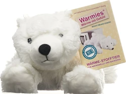 Warmies Stofftier Wärme- Eisbär, Lavendel-Füllung, removable pack
