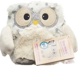 POP-Warmies Wärme-Stofftier Eule weiss Lavendel-Füllung removable pack