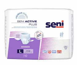 seni Active Plus Pants Einweghosen L atmungsaktiv Hüftumfang 100-135cm 7 Tropfen