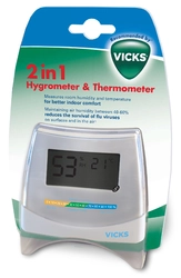 Vicks 2in1 Hygrometer & Thermometer V70EMEAV1