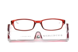 Nicole Diem Lesebrille 2.50dpt San Remo rot/crystal