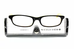 Nicole Diem Lesebrille 3.50dpt Cannes black/gelb