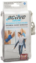 BORT ActiveColor Daumen-Hand-Bandage S blau