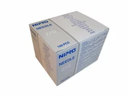 Nipro Einmalkanülen 0.4x19mm 27Gx 3/4" grau